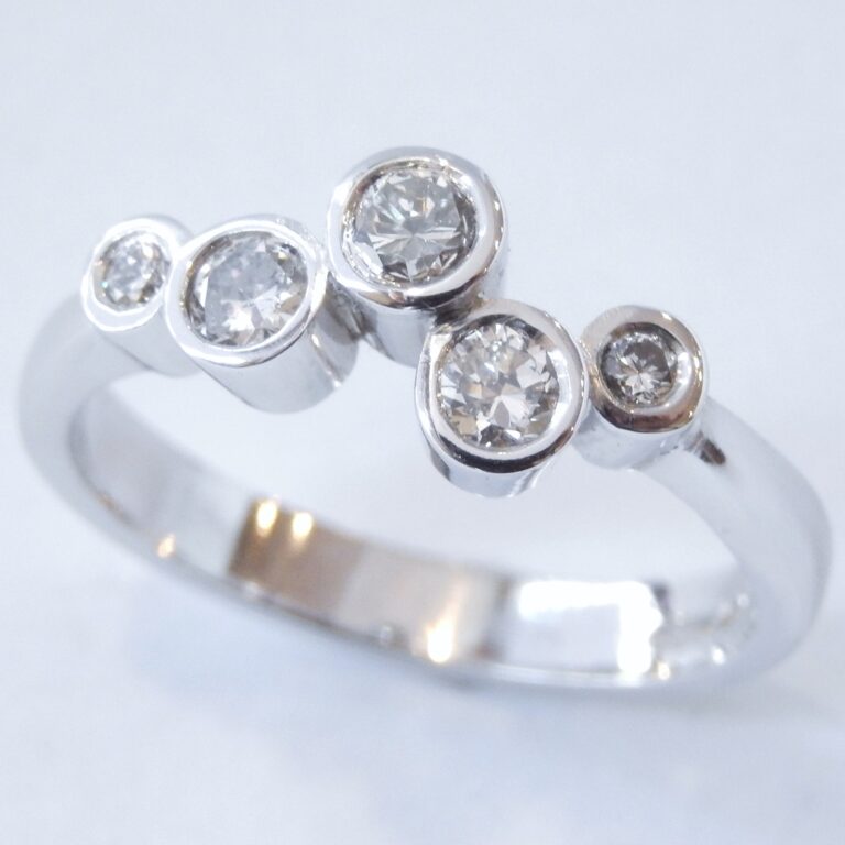 Handmade in 18ct white gold
