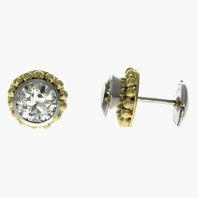 Handmade in 18ct white and yellow