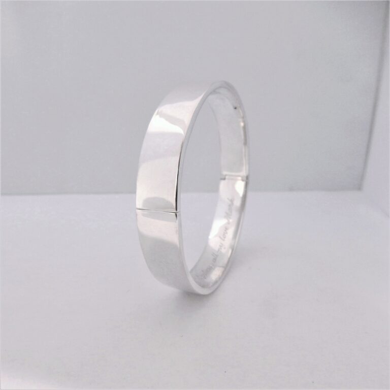 Handmade Bangle Clasp - Silver