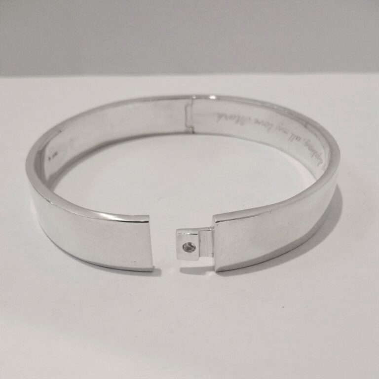 Handmade Bangle Clasp - Silver
