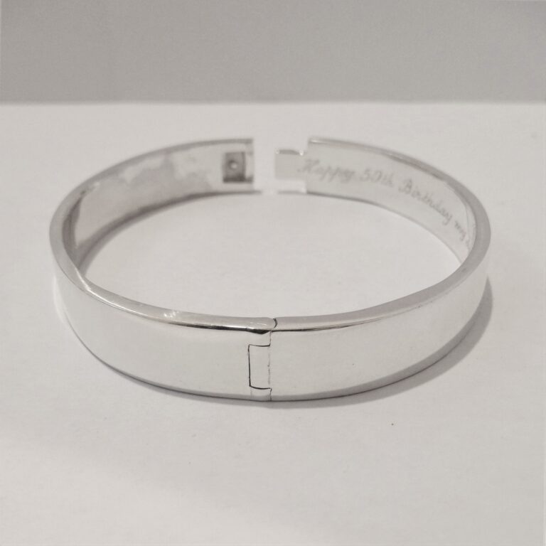 Handmade Bangle Clasp - Silver