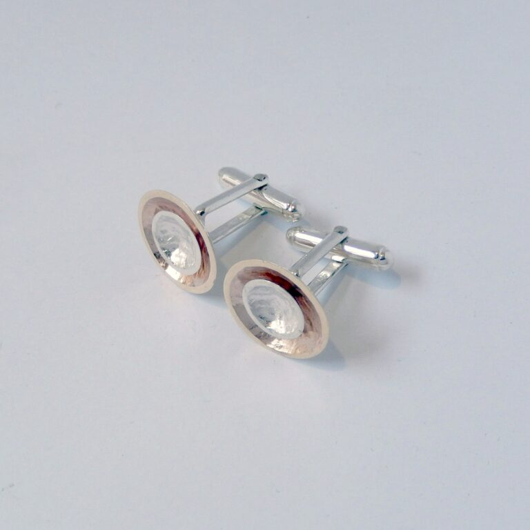 Handmade in silver and 9ct yellow gold