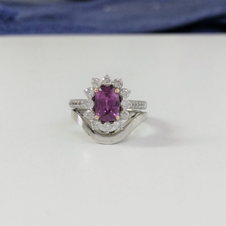 Handmade in 18ct white gold