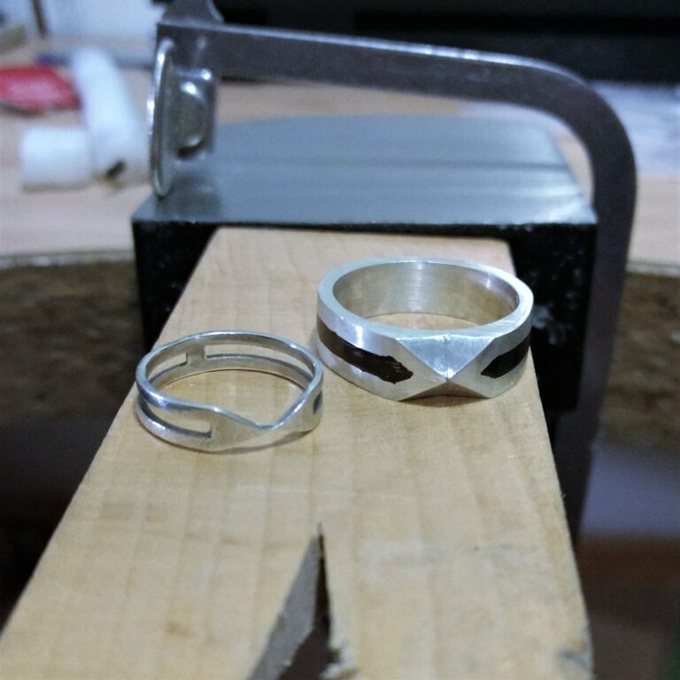 Handmade gents and ladies rings - Silver